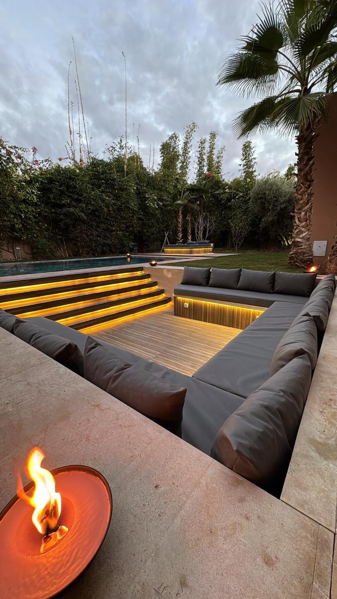 Villa Mattia Piscine Chauffee Sans Vis A Vis 马拉喀什 外观 照片