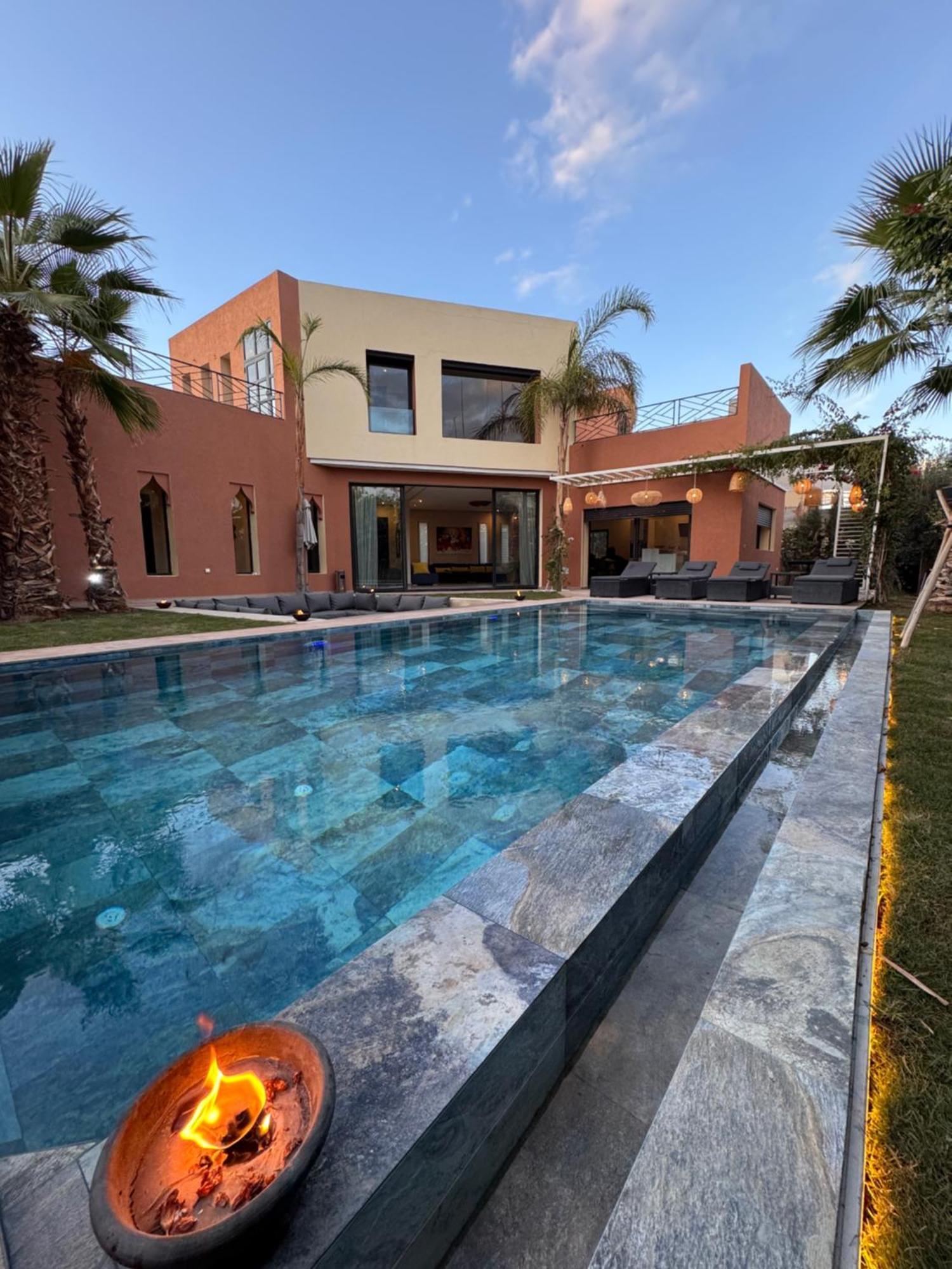 Villa Mattia Piscine Chauffee Sans Vis A Vis 马拉喀什 外观 照片